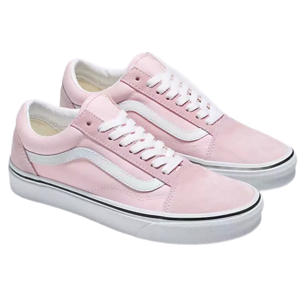 Vans | Old Skool Skate Shoe Blushing Lite Pink & White Lo Sneakers